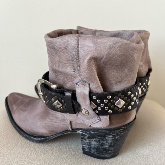 Old Gringo Studded Buckles Western Torero Leather Boots Women’s Size 8 - Picture 4 of 11